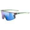 Briller uvex skyryse jr white green/silver .