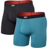 Calzoncillos saxx Multi Sport Mesh Boxer Brief Fly 2PK HYDRO BLUE