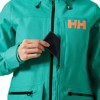 Chaqueta helly hansen W POWDERQUEEN 3.0 Signal Gree