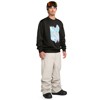 Jopica s kapuco volcom HYDRO CREW Black