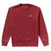 Jopica s kapuco volcom HYDRO CREW Burnt Red