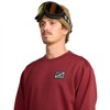 Jopica s kapuco volcom HYDRO CREW Burnt Red