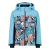 Cmp Jacket Kid Jacket Snaps Hood Topaziobl