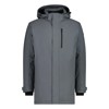 Parka cmp SNAPS HOOD OIL GREEN GREY