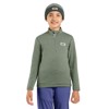 Polar Odlo Mid Layer 1/2 Zip Grid Fleece Kids Shado