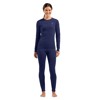 Strumpfhose odlo BL BOTTOM LONG ACTIVE X-WARM Skipper Blu