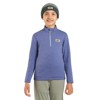 Polar odlo MID LAYER 1/2 ZIP GRID FLEECE KIDS Shado BLUE HERON