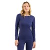 T-shirt odlo ACTIVE X-WARM ECO Long-Sleeve Baselayer Top W SKIPPER BL