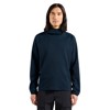 odlo Sweatshirt MID LAYER HOODY CUBIC Agate Gray DARK SAPPH