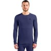 Majica S Kratkimi Rokavi Odlo Top Crew Ls Merino 260 Urban Chic