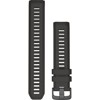 Correia garmin Instinct 2  silia Negra graf 22mm