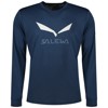 Camiseta salewa DRY M L/S TEE. Dark Denim