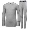 Tričko helly hansen JR MIDWEIGHT SET Grey Melang