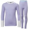 Eendelig pak helly hansen JR LIFA MERINO MIDWEIGHT SET Bright Lave