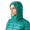 Chaqueta helly hansen W VERGLAS DOWN HYBRID HOOD 2.0 Green