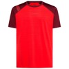 Tričko La Sportiva Sunfire T-Shirt M Mountain Red/Redwood Tričko La Sportiva Sunfire T-Shirt M Mountain Red/Redwood