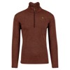 Fleece karpos PIZZOCCO HALF ZIP Vibr.Orange MAHOGANY
