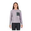 karpos Polar Fleece MESDI' W CREWNECK Forget/Black LAVENDER/W