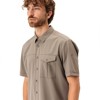 Majica s kratkimi rokavi vaude ROSEMOOR SHIRT II Linen Uni