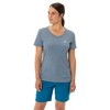 T-shirt vaude SKOMER PRINT T-SHIRT III Summer Blue DARK SEA