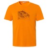 Camiseta vaude TEKOA T-SHIRT III Kurkuma Uni