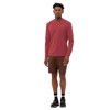 Camiseta vaude ESSENTIAL LS T-SHIRT Carmine/Mars Red