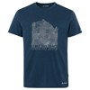 Camiseta vaude TEKOA WOOL T-SHIRT Dark Sea/White