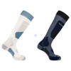 Zoknik salomon socks S/ACCESS 2-PACK BLACK/Beluga COPEN BLUE