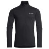 T-paita vaude LIVIGNO HALFZIP II Black/Khaki BLACK