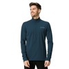T-paita vaude LIVIGNO HALFZIP II Black/Khaki DARK SEA