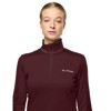 vaude Polar Fleece W LIVIGNO HALFZIP II Dark Oak