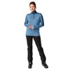 Camiseta vaude LIVIGNO HALFZIP II Pastel Blue