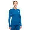 T-Shirt vaude MONVISO WOOL LS T-SHIRT II Shore Blue