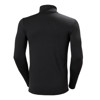 Tričko helly hansen LIFA MERINO MIDWEIGHT 1/2 ZIP BLACK