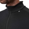 Tričko helly hansen LIFA MERINO MIDWEIGHT 1/2 ZIP BLACK