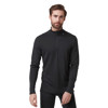 Tričko helly hansen LIFA MERINO MIDWEIGHT 1/2 ZIP BLACK