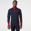 Camiseta helly hansen MERINO MIDWEIGHT 1/2 ZIP Navy