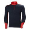 Tričko helly hansen LIFA MERINO MIDWEIGHT 1/2 ZIP BLACK NAVY