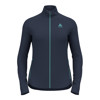 Flisinis megztinis odlo MIDLAYER FZ BERRA White DARK SAPPH