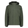 Chaqueta Cmp Long Jacket Snaps Hood Oil Green