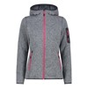 Polarfleece cmp FIX HOOD BURGUNDY TITANIO-FU