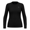  odlo BL TOP CREW LS MERINO 200 Fudge BLACK