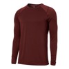 Camiseta saxx MASTER MID-WEIGHT LONG SLEEVE CREW DARK BRICK