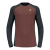 Tričko odlo TOP CREW LS NAT PERF PW 150 Fudge - D