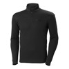 helly hansen T-shirt 1/2 ZIP PULLOVER Ebony