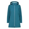 Jas cmp WOMAN PARKA ZIP HOOD teal