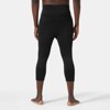 Strumpfhose helly hansen H1 PRO SEAMLESS GRAPHENE PANT Black