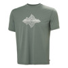 Camiseta helly hansen Skog Recycled Graphic T-Shirt GREY CACTU