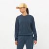 Fleece salomon MOTOMESH CREWNECK W Blue Nights