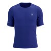 Camiseta compressport RACING SS TSHIRT M Black DAZZ BLUE